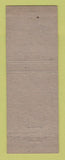 Matchbook Cover - Society Brand Men's Clothes Wolkoff's Warren OH