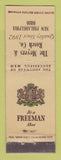 Matchbook Cover - Freeman Men's Shoes Meyers Rosch New Philadelphia OH