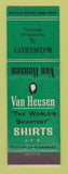 Matchbook Cover - Van Heusen Men's Clothes McCloughan's Danville PA