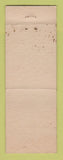 Matchbook Cover - Curlee Men's Clothes White Front Store Momence IL