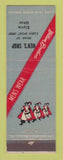 Matchbook Cover - Wilson Brothers Men's Clothes Elyria OH