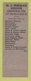 Matchbook Cover - Esquire Uniform Company St Louis MO