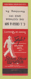 Matchbook Cover - Stetson Men's Shoes CJ Crego Harrisburg PA
