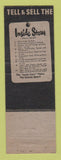 Matchbook Cover - Betty Rose Women's Clothes Sam Abroms Natchez MS