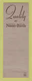 Matchbook Cover - Nunn Bush Men's Shoes Smith's Michigan City IN