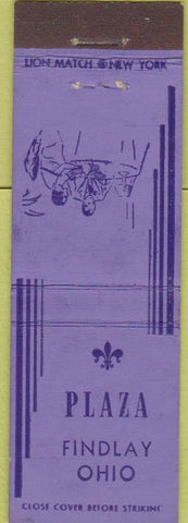 Matchbook Cover - Plaza Findlay OH Midget