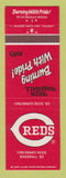 Matchbook Cover - 1983 Cincinnati Reds Baseball Schedule OH