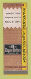 Matchbook Cover - Capps Men's Clothes Hall & Son Peru IN