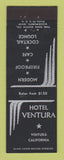 Matchbook Cover - Hotel Ventura CA