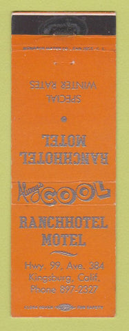 Matchbook Cover - Ranchhotel Motel Kingsburg CA