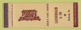 Matchbook Cover - Freeman Men's Shoes Lauderbach Hazleton PA