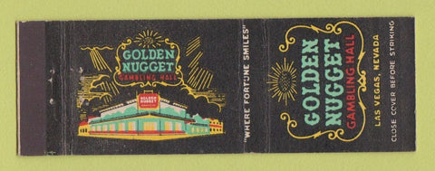 Matchbook Cover - Golden Nuggets Casino Las Vegas NV