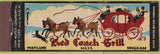 Matchbook Cover - Red Coach Grill Wayland MA Midget