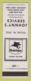 Matchbook Cover - Mobil oil gas Johnny's Lakeview NY