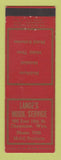Matchbook Cover - Mobil oil gas Lange's Cheyenne WY