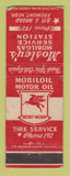 Matchbook Cover - Mobil oil gas Mosley's Fremont NE WEAR
