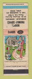 Matchbook Cover - Mobil oil gas Boop's Lima OH hillbilly WEAR