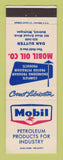 Matchbook Cover - Mobil oil gas Dan Sutter Detroit MI
