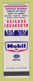 Matchbook Cover - Mobil oil gas Glocheski Manistee MI