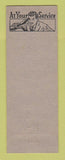Matchbook Cover - Mobil oil gas Lange's Cheyenne WY