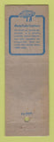 Matchbook Cover - Mobil oil gas Shales Elgin IL LAMINATED