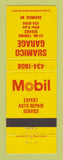 Matchbook Cover - Mobil oil gas Suamico WI
