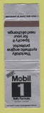 Matchbook Cover - Mobil oil gas Mobil 1 Rally Formula New Zealand WORN