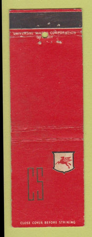 Matchbook Cover - Mobil oil gas CS IMPRINT Jess Prior Portsmouth IA