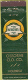 Matchbook Cover - Florsheim Shoes Holdredge NE Midget