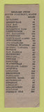 Matchbook Cover - Mobil oil gas Howard Smart Dover Foxcroft ME LAMINATED