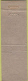 Matchbook Cover - Carrigan Hotel Green Bay WI Midget