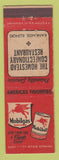 Matchbook Cover - Mobil oil gas Homestead Confectionery Kankakee IL WEAR