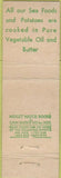 Matchbook Cover - Herman's Sea Food  Midget