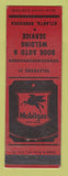 Matchbook Cover - Mobil oil gas Booe Auto Atlanta NE low phone # LAMINATED