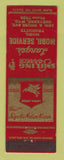 Matchbook Cover - Mobil oil gas Lange's Cheyenne WY LAMINATED