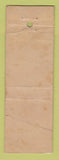 Matchbook Cover - Mobil oil gas George Peterson Chicago Joliet IL WEAR LAMINATED