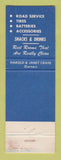 Matchbook Cover - Mobil oil gas WMC Road Memphis TN Arlington