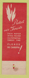 Matchbook Cover - Mobil oil gas Chief Cheyenne WY Frontier Days WEAR