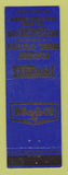 Matchbook Cover - Mobil oil gas Parsons' Bangor ME LAMINATED