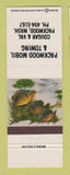 Matchbook Cover - Mobil oil gas Packwood WA