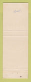 Matchbook Cover - Mobil oil gas Caveney Coal Fuel South Milwaukee WI