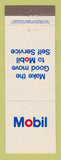 Matchbook Cover - Mobil oil gas Australia Make the Good Move