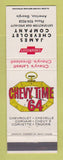 Matchbook Cover - 1964 Chevrolet James Americus GA