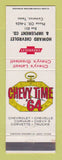 Matchbook Cover - 1964 Chevrolet Howard Implement Tractors Cameron TX