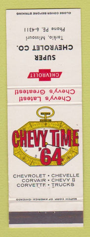 Matchbook Cover - 1964 Chevrolet Super Tarkio MO