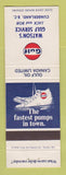 Matchbook Cover - Gulf oil gas Watson's Cumberland BC