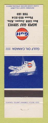 Matchbook Cover - Gulf oil gas Jasper AB