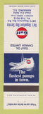 Matchbook Cover - Gulf oil gas Vic's Nanaimo BC