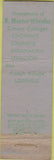 Matchbook Cover - Canary Cottage Cincinnati OH Louisville KY Midget