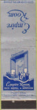 Matchbook Cover - Empire Room Rice Hotel Houston TX Midget